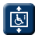 Lift usable by wheelchair users