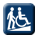 Ramp suitable for people in wheelchairs