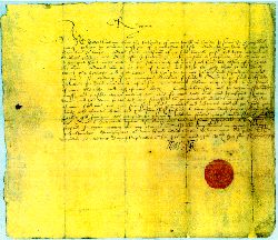 Licence by Mary Queen of Scots Licence by Mary Queen of Scots