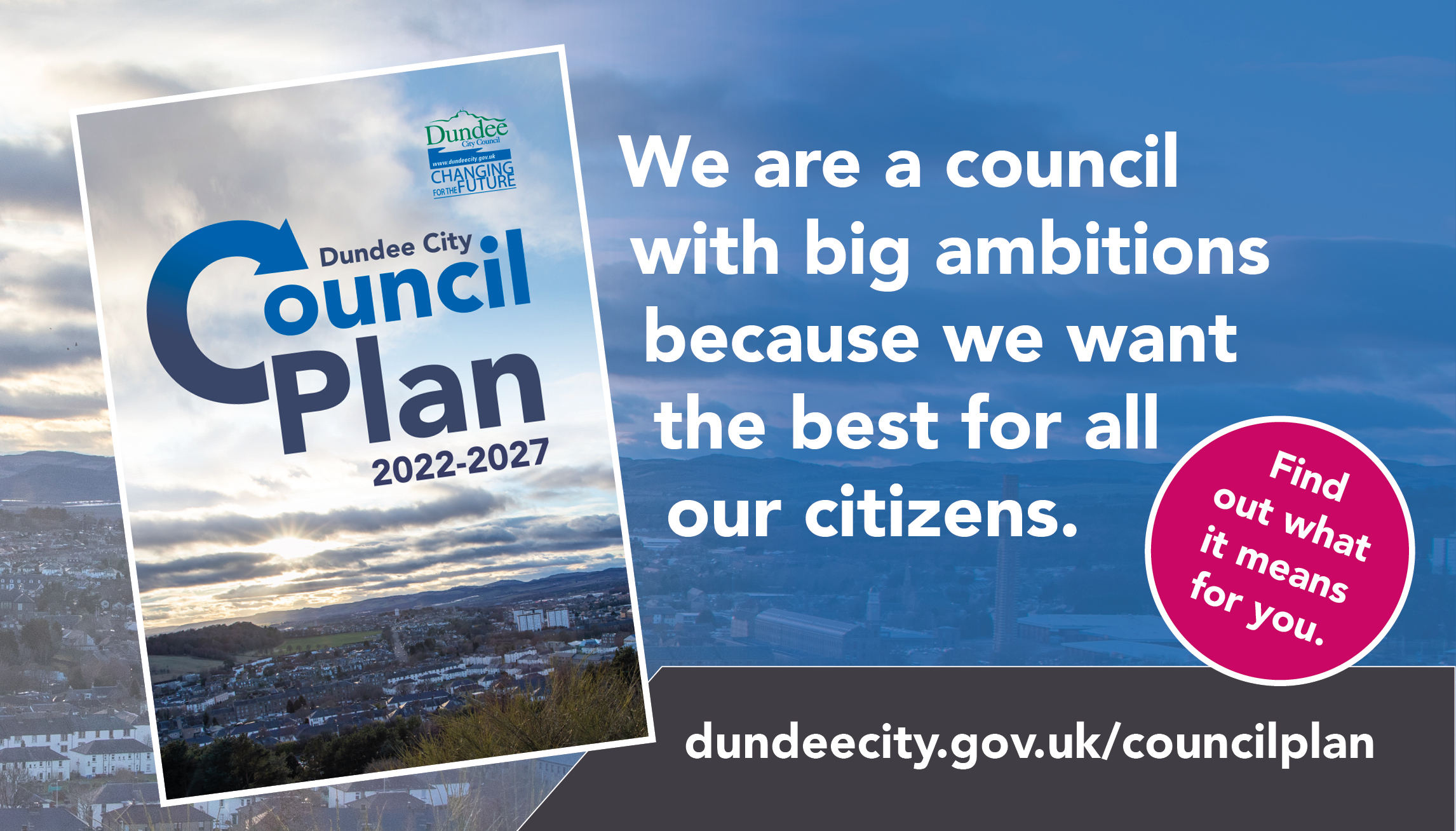 Council Plan 202227 launched Dundee City Council