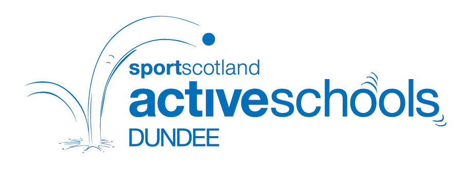 Sportscotland active schools Dundee logo