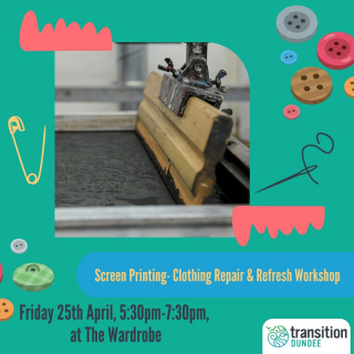 Screen Printing - Clothing Repair and Refresh Workshop Image