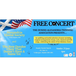 USA and Dundee Choir Free Concert image