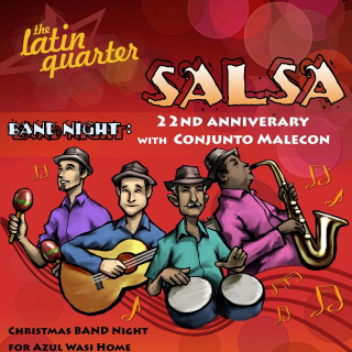 Latin Quarter Christmas Live Band Night image