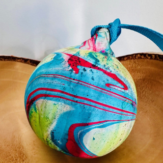Marbling Magic: Christmas Bauble Workshop! - McManus Mondays Image