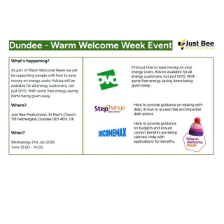 Dundee - Warm Welcome Week Event image