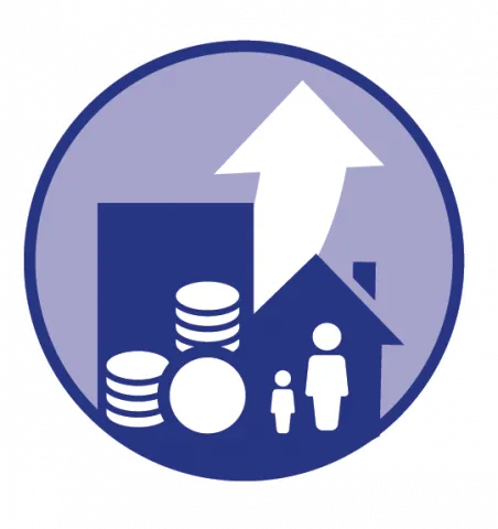 This image shows the Inclusive Growth priority icon