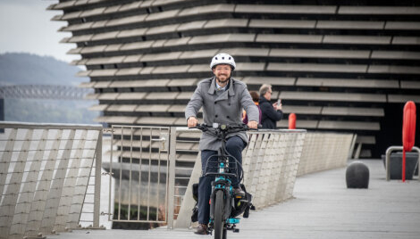 Steven Rome Cycling at Waterfront Steven Rome Cycling at Waterfront