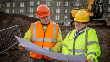 Cllr Kevin Cordell Lynne Short Blackness Road Housing Construction Site