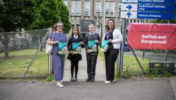 Urban Releaf Glebelands Primary School Cars Cllr Lynne Short Dundee Maryfield