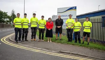 New Apprentices Dundee Council Clepington Road Cllr Lynne Short Kevin Cordell Tayside