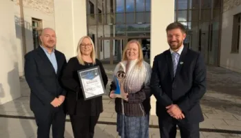 Councillor Rome, Scottish Go Awards, Drumgeith Community Campus