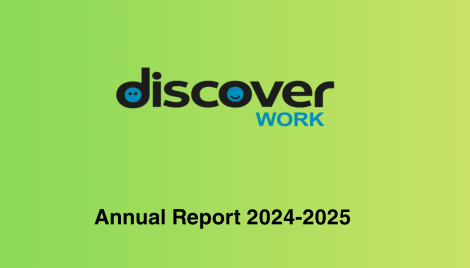 Discover Work, annual report, feature