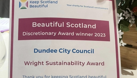 Dundee recognised for climate & nature work Image