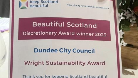 Dundee recognised for climate & nature work Image