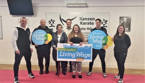 Kanzen Karate has become an accredited Living Wage employer Image