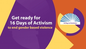 16 Days of activism to end gender based violence Image