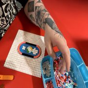 Sip and Print: Lego Printing (16 years plus) image