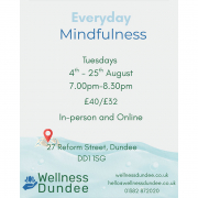 Everyday mindfulness: Calm in the chaos - 4 week course image